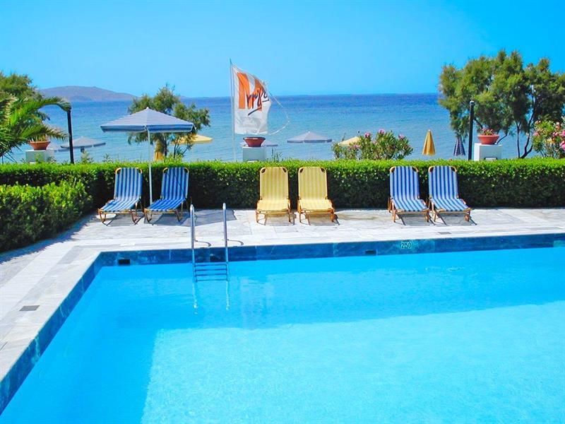 Zefiros Beach Hotel Mykali Экстерьер фото